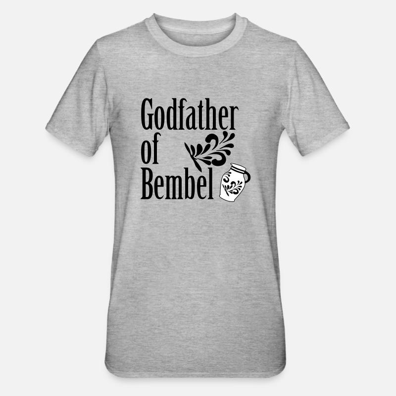 Parrain de Bembel #FrankfurtShirts - T-shirt polycoton Unisexe - gris chiné