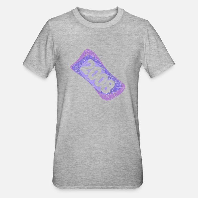Studenten 2008 - Unisex Polycotton T-Shirt - Grau meliert
