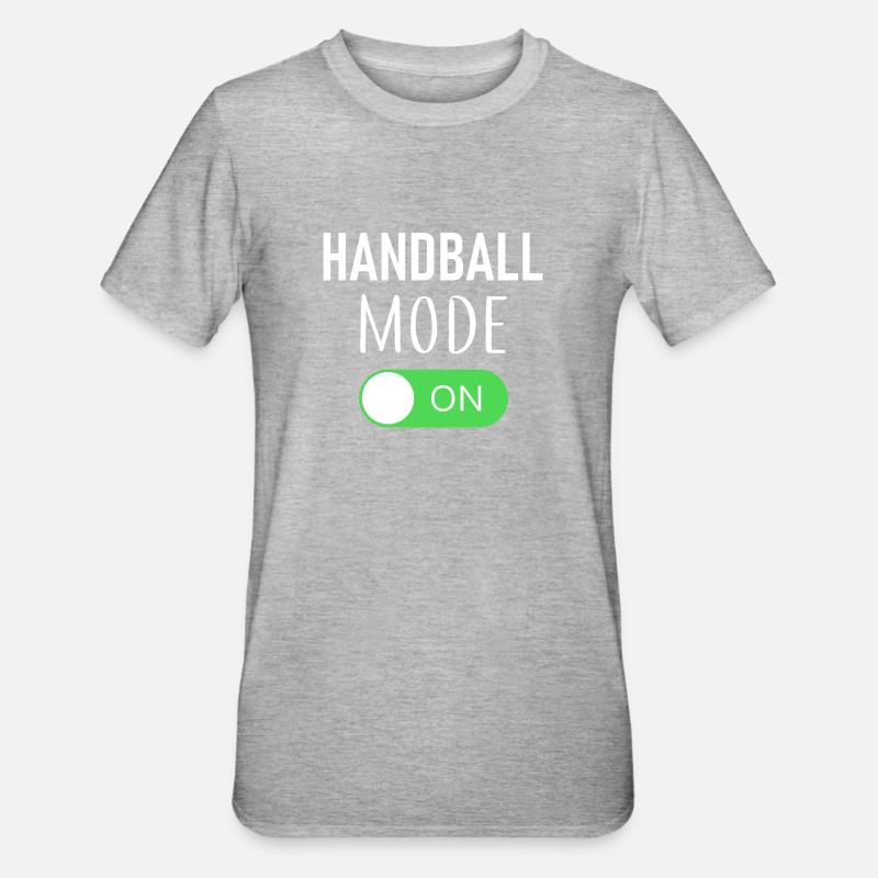 Mode Handball activé - T-shirt polycoton Unisexe - gris chiné