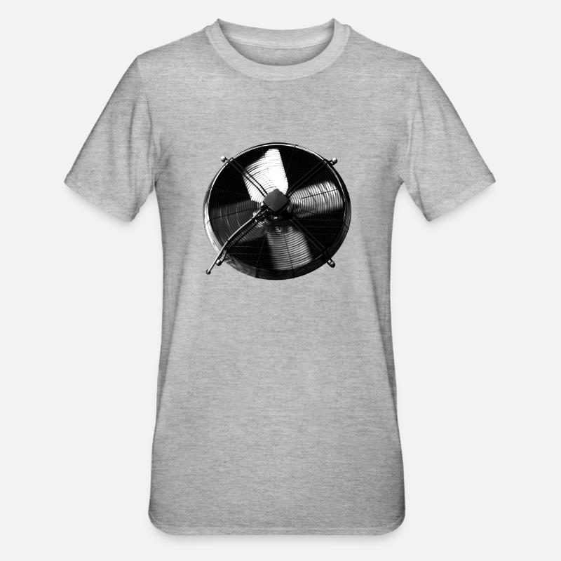 VENTILATOR - Unisex Polycotton T-Shirt - Grau meliert