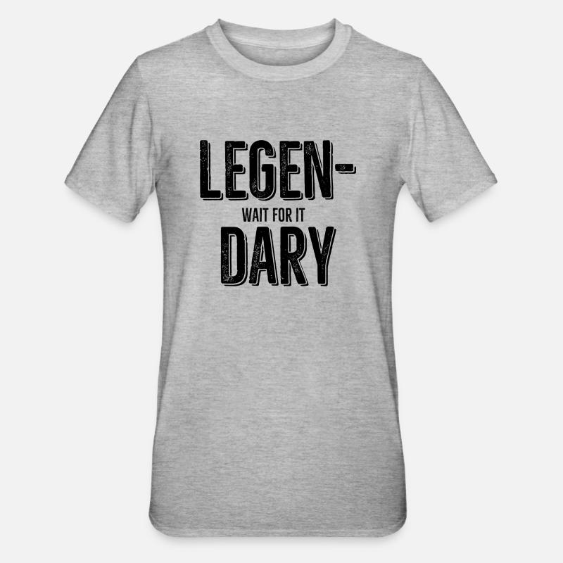 Legen Wait For It Dary - T-shirt polycoton Unisexe - gris chiné