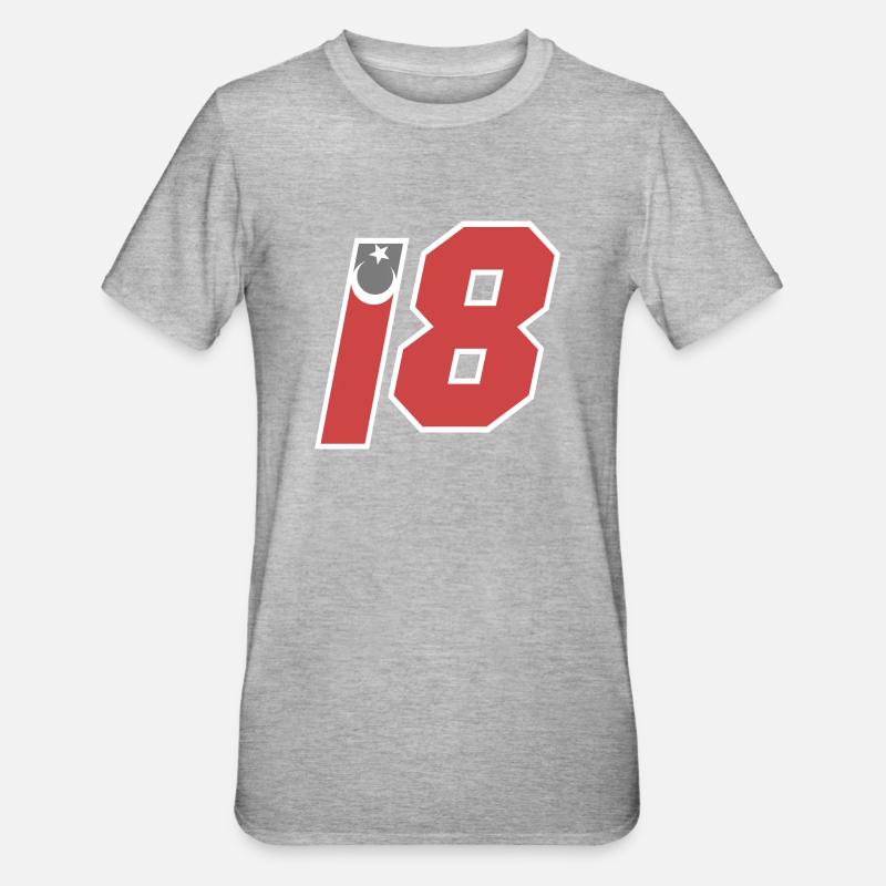 Çankırı - T-shirt polycoton Unisexe - gris chiné
