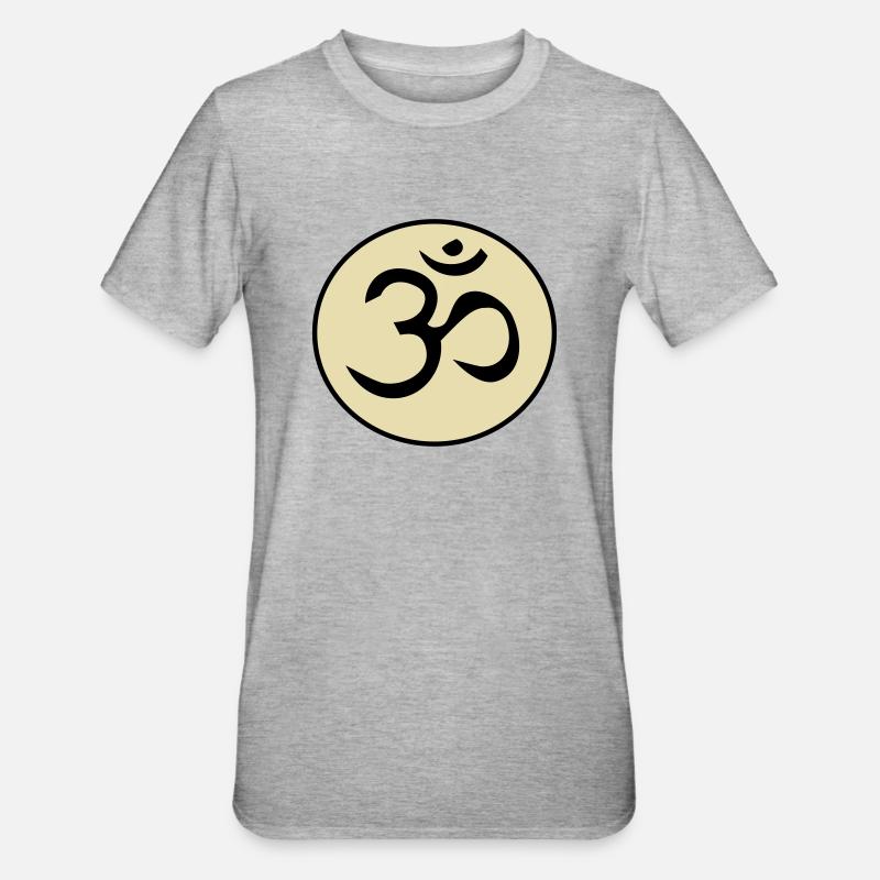 Om - T-shirt polycoton Unisexe - gris chiné