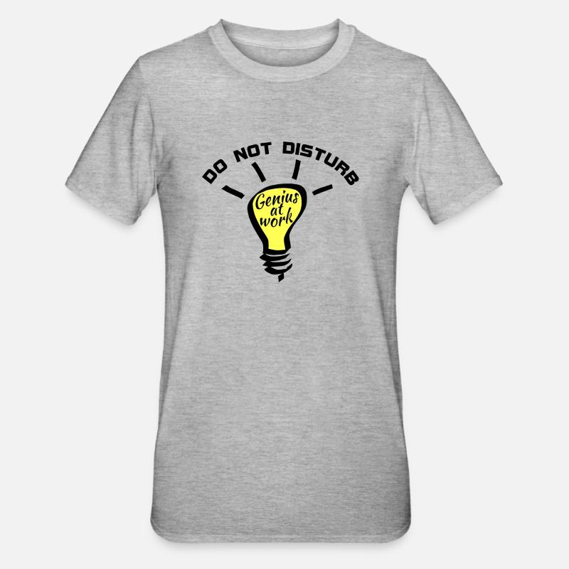 Ne pas déranger - T-shirt polycoton Unisexe - gris chiné