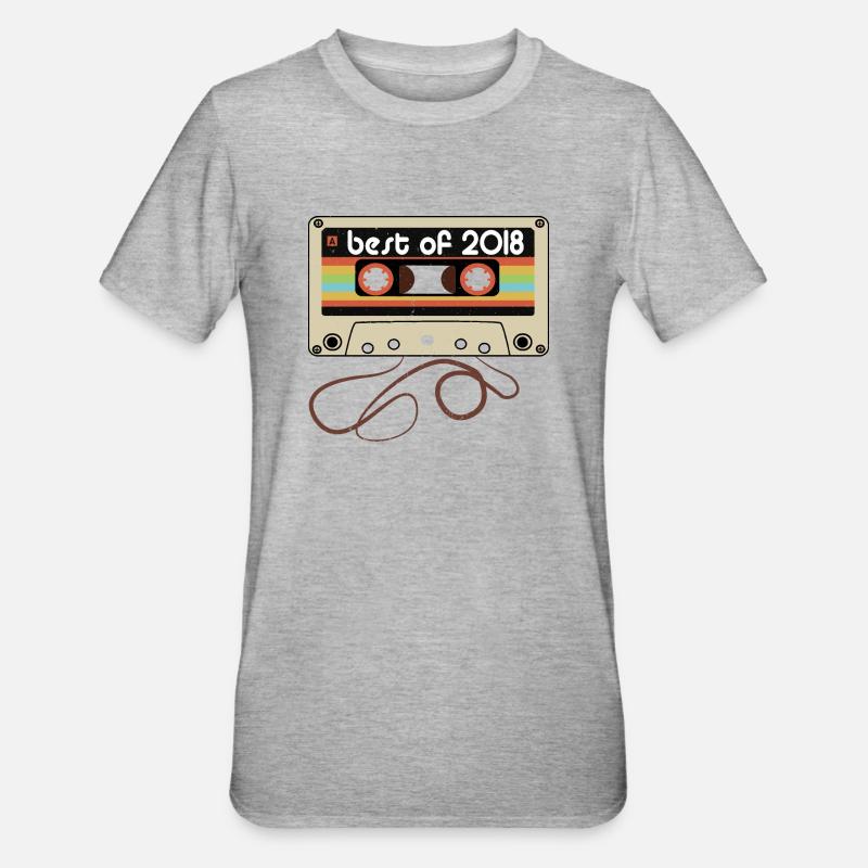 Millésime légendaire 2018 - T-shirt polycoton Unisexe - gris chiné