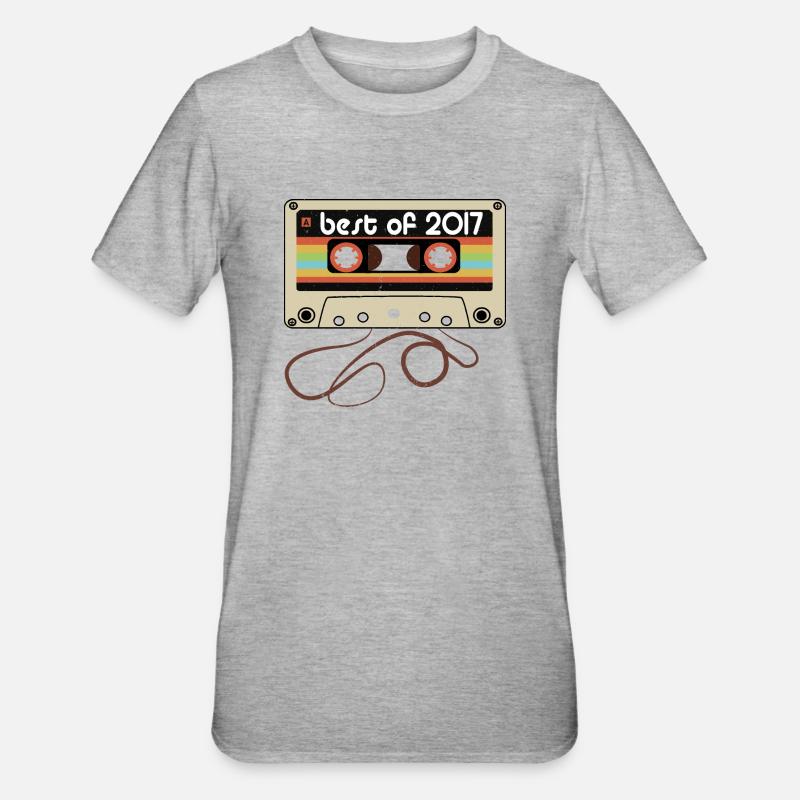 Millésime légendaire 2017 - T-shirt polycoton Unisexe - gris chiné