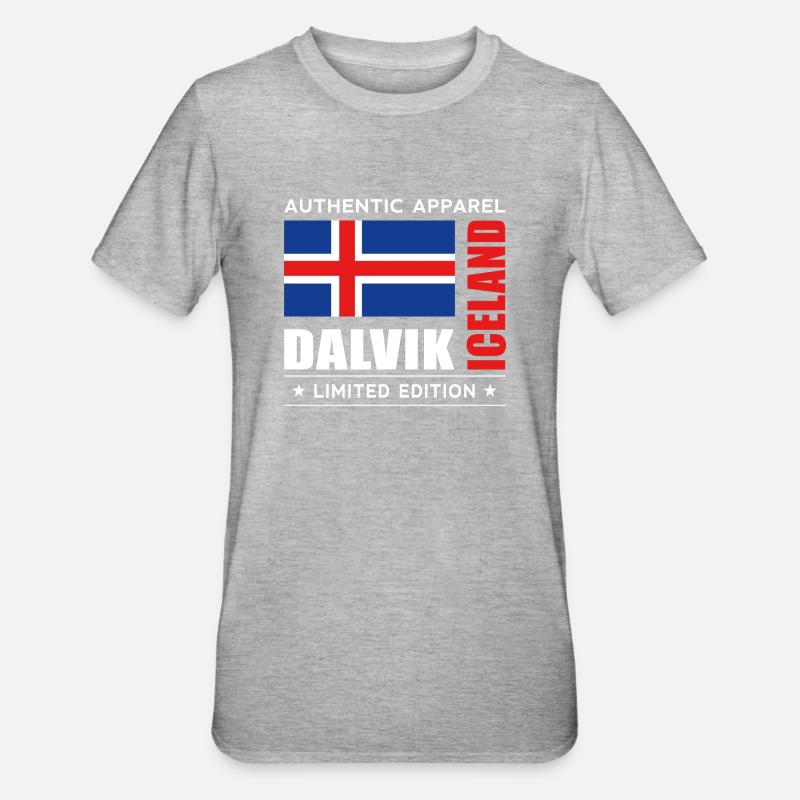 Dalvik - T-shirt polycoton Unisexe - gris chiné
