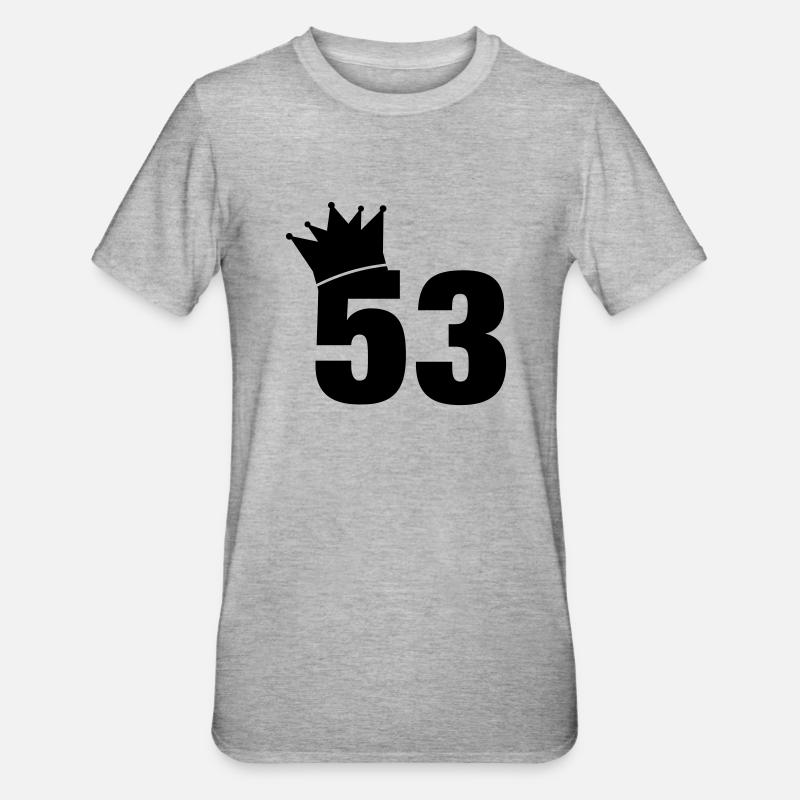 53_krone_f1 - T-shirt polycoton Unisexe - gris chiné