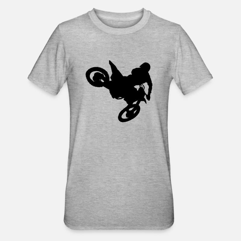 MX whip - T-shirt polycoton Unisexe - gris chiné