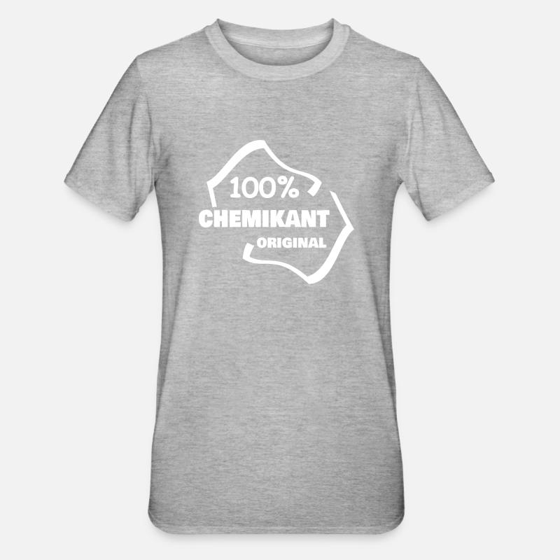 Profession : Technicien chimiste - T-shirt polycoton Unisexe - gris chiné