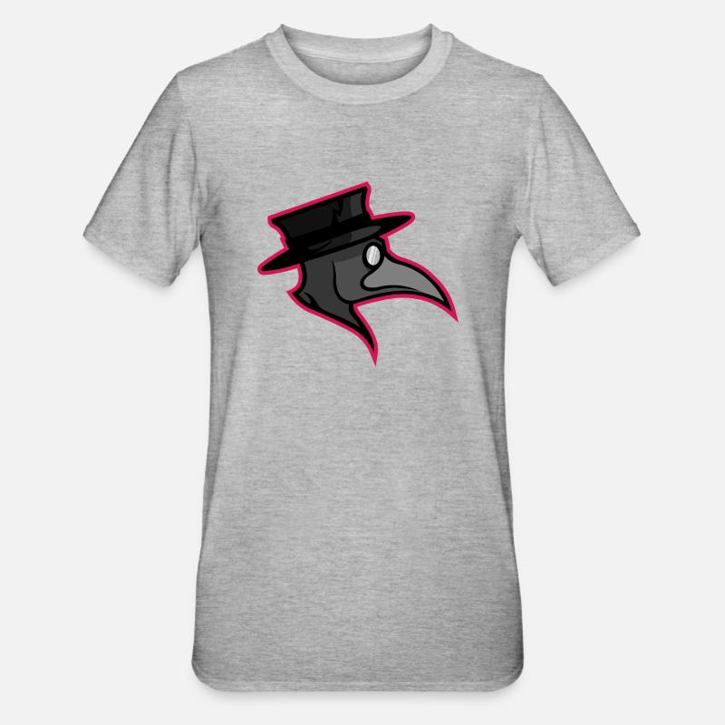 pest2 Plan de travail 1 - T-shirt polycoton Unisexe - gris chiné
