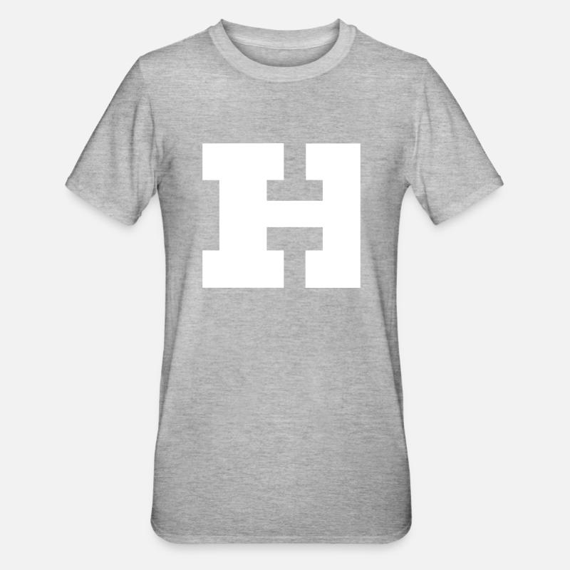 université harvard H - T-shirt polycoton Unisexe - gris chiné