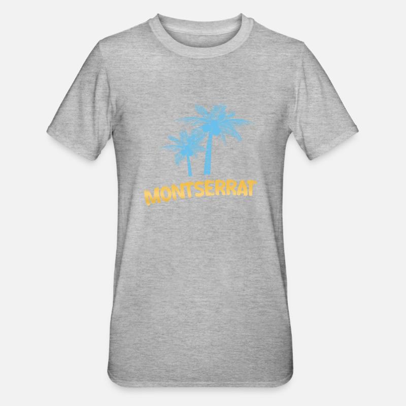 Montserrat - T-shirt polycoton Unisexe - gris chiné