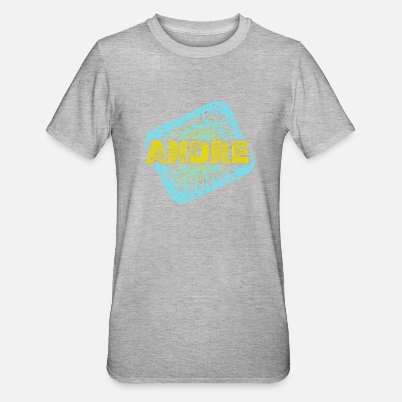 Gift for Andre - Unisex Polycotton T-Shirt - heather grey