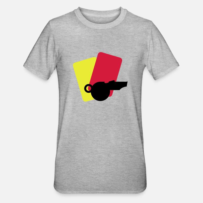 l'arbitre equipment / referee stuff (2c) - T-shirt polycoton Unisexe - gris chiné