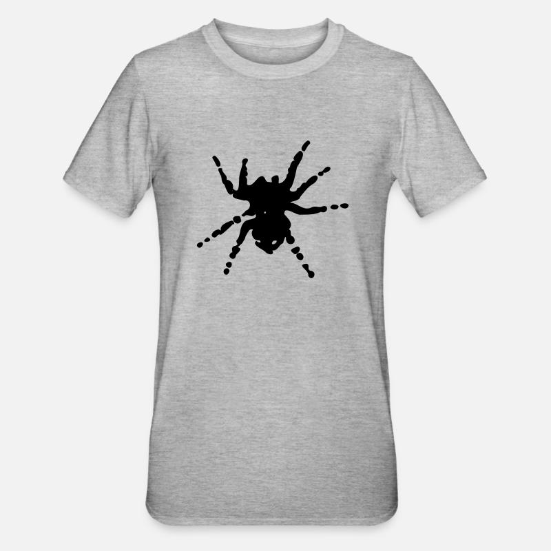 spider_insects_1 - Unisex Polycotton T-Shirt - heather grey