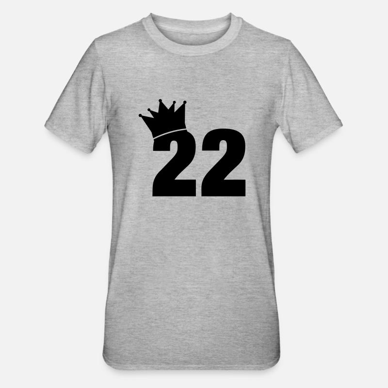 22_krone_f1 - Unisex Polycotton T-Shirt - heather grey