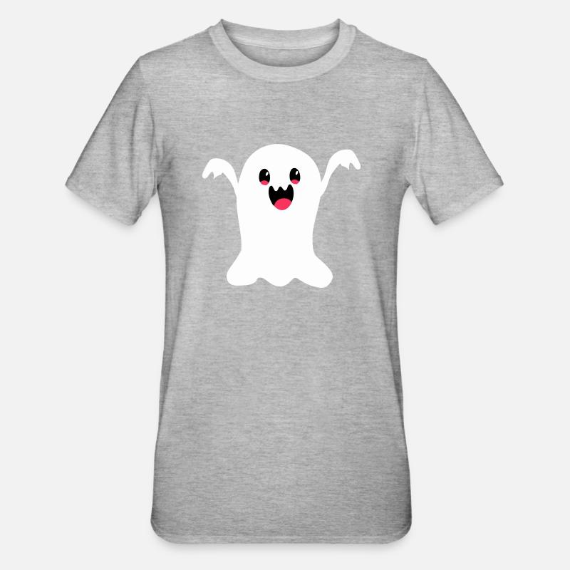 geist - Unisex Polycotton T-Shirt - Grau meliert