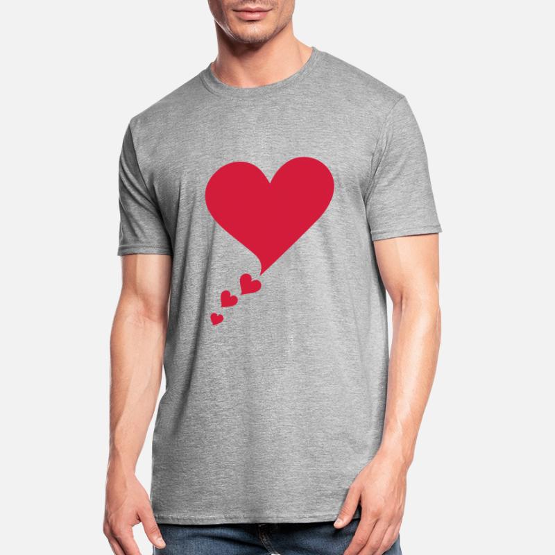 Text bubble hearts, comic bubble, speech bubble, Unisex Polycotton T-Shirt
