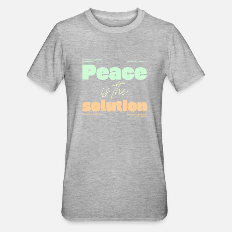 Santé mentale - T-shirt polycoton Unisexe - gris chiné