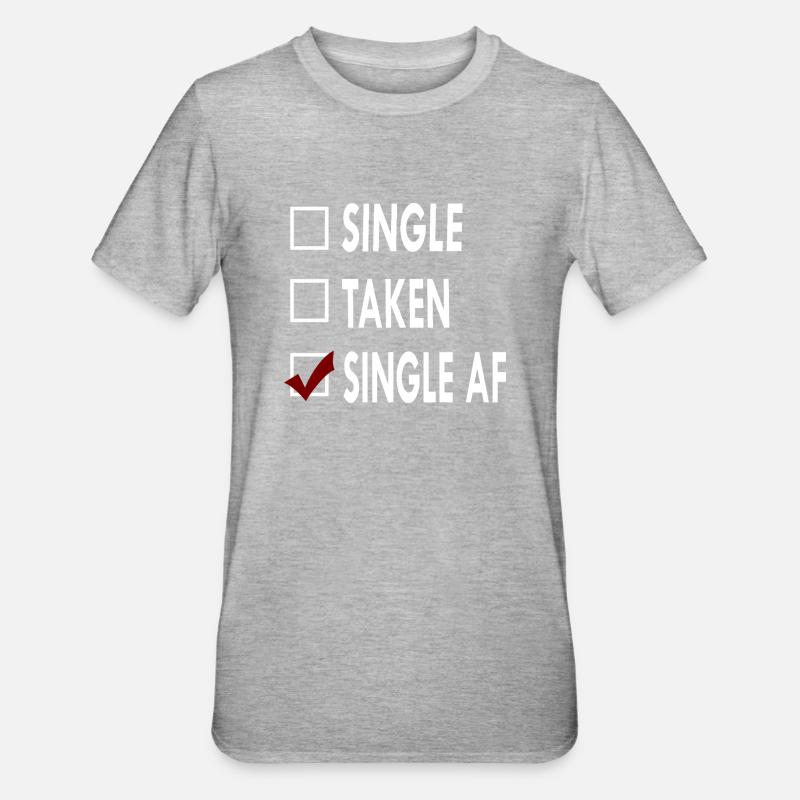 SINGLE SINGLE AF - T-shirt polycoton Unisexe - gris chiné