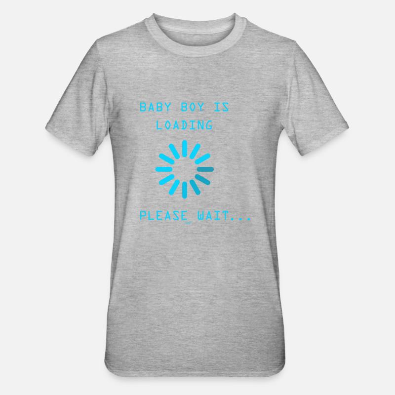 Baby Boy loading - T-shirt polycoton Unisexe - gris chiné