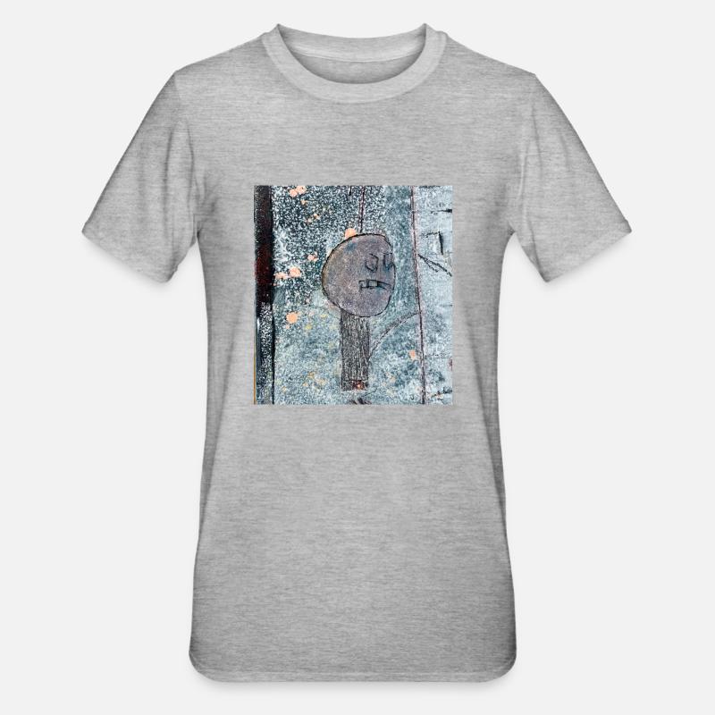 Grumpy - Unisex Polycotton T-Shirt - Grau meliert