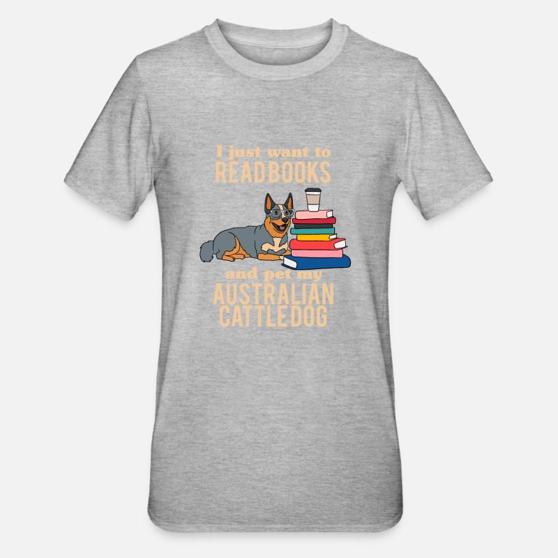 Bouvier australien - T-shirt polycoton Unisexe - gris chiné