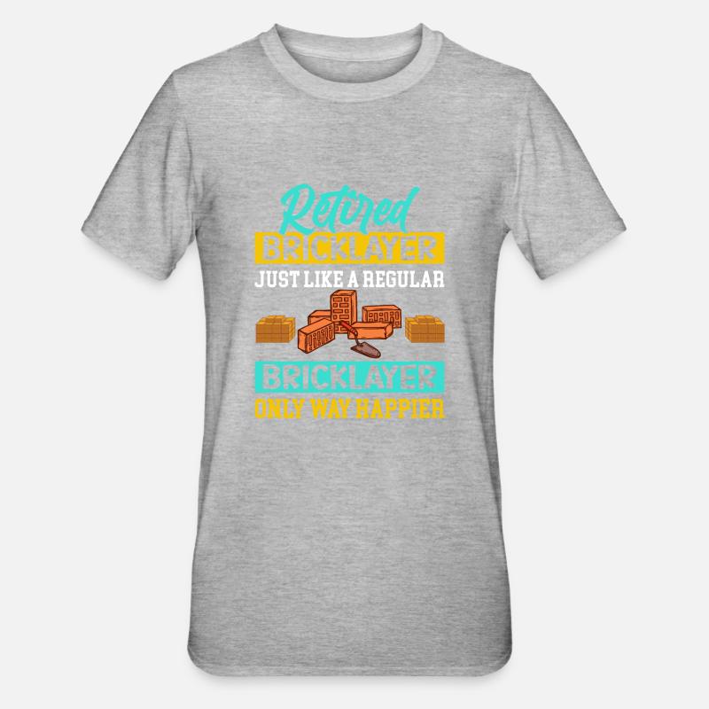 Maçon Maçon Mas - T-shirt polycoton Unisexe - gris chiné