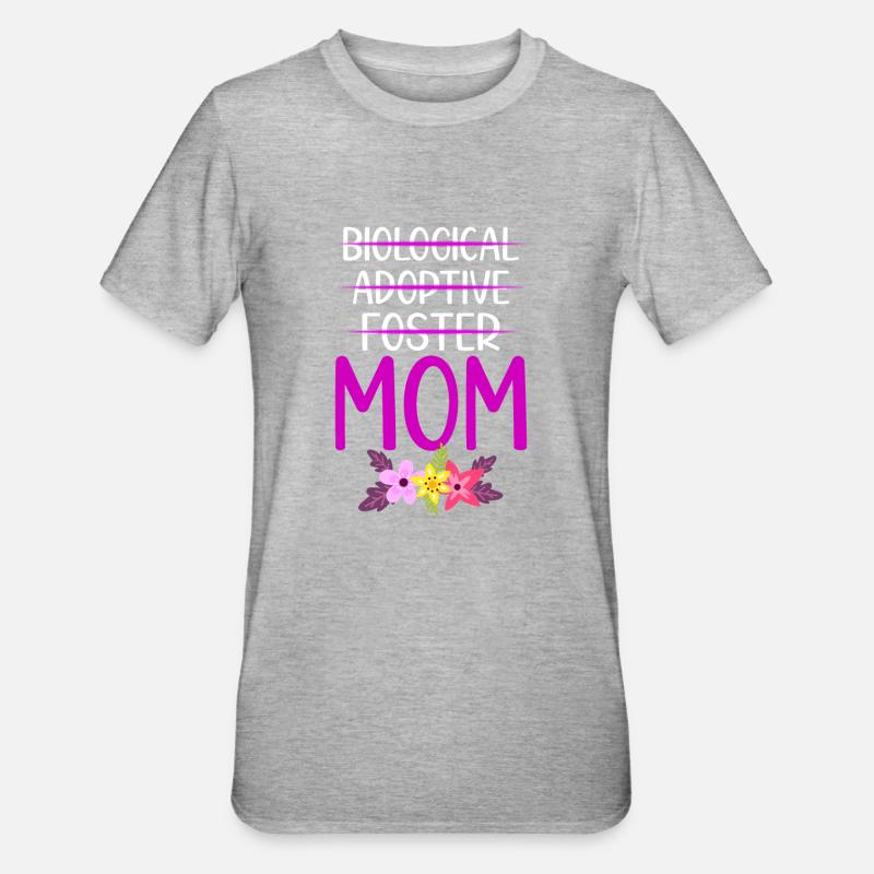 Stiefmutter - Unisex Polycotton T-Shirt - Grau meliert