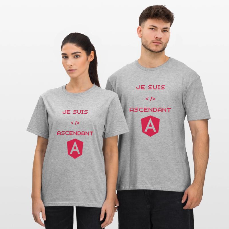 Angular Developer Gift Unisex Polycotton T-Shirt