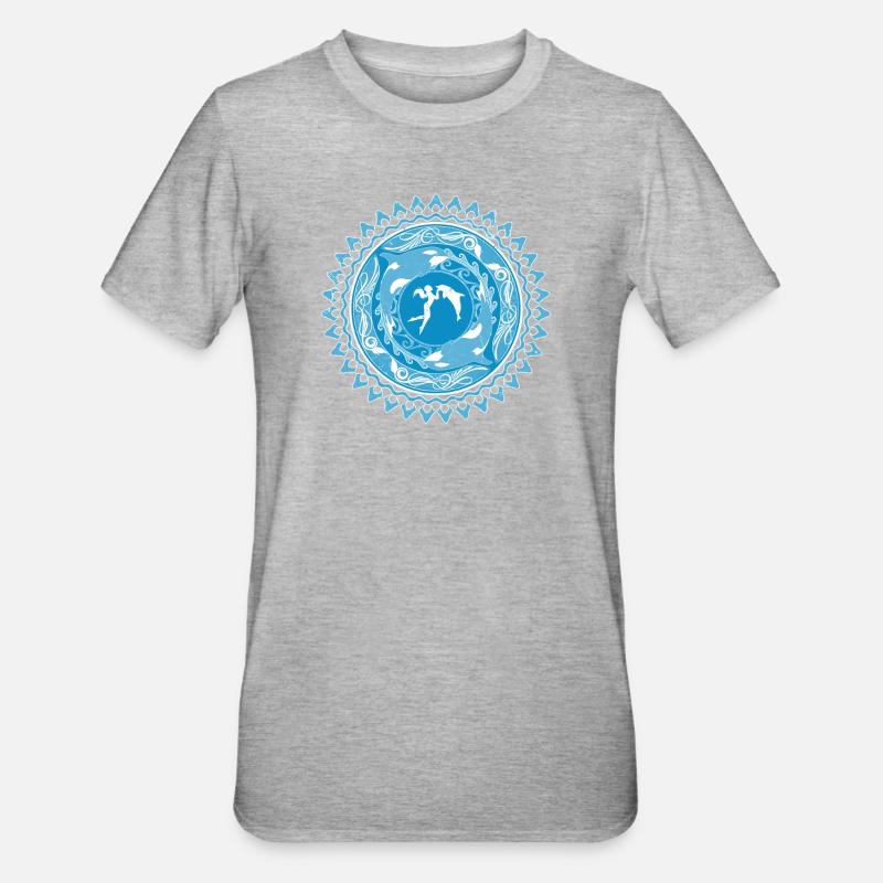 Fille de Poséidon - T-shirt polycoton Unisexe - gris chiné