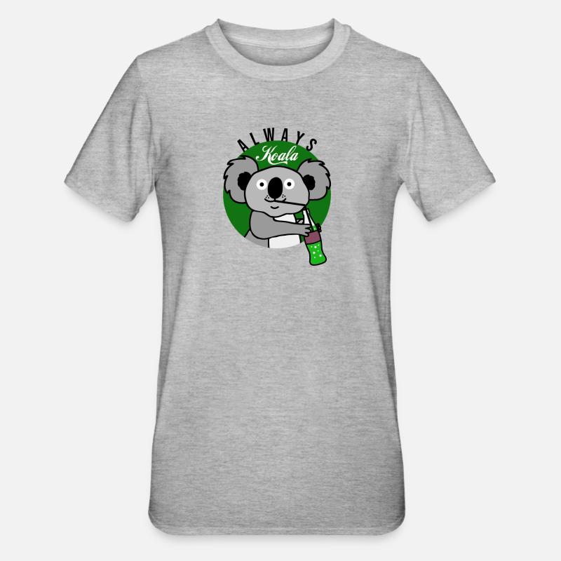 ALWAYS KOALA ! - T-shirt polycoton Unisexe - gris chiné