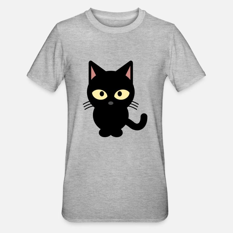Chat bébé chat chat mignon - T-shirt polycoton Unisexe - gris chiné