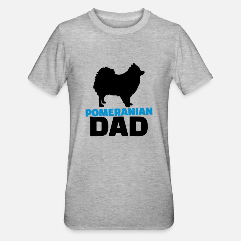 Spitz - Unisex Polycotton T-Shirt - Grau meliert