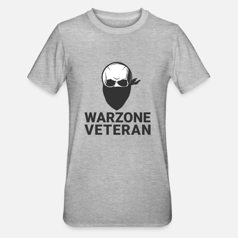 Warzone Veteran COD - Unisex Polycotton T-Shirt - heather grey
