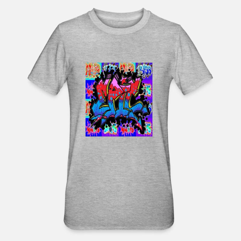 Graffiti Epic pattern 2 - Unisex Polycotton T-Shirt - heather grey