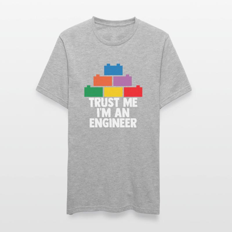 Constructeur de briques Bâtiment en briques Maître constructeur T-shirt polycoton Unisexe