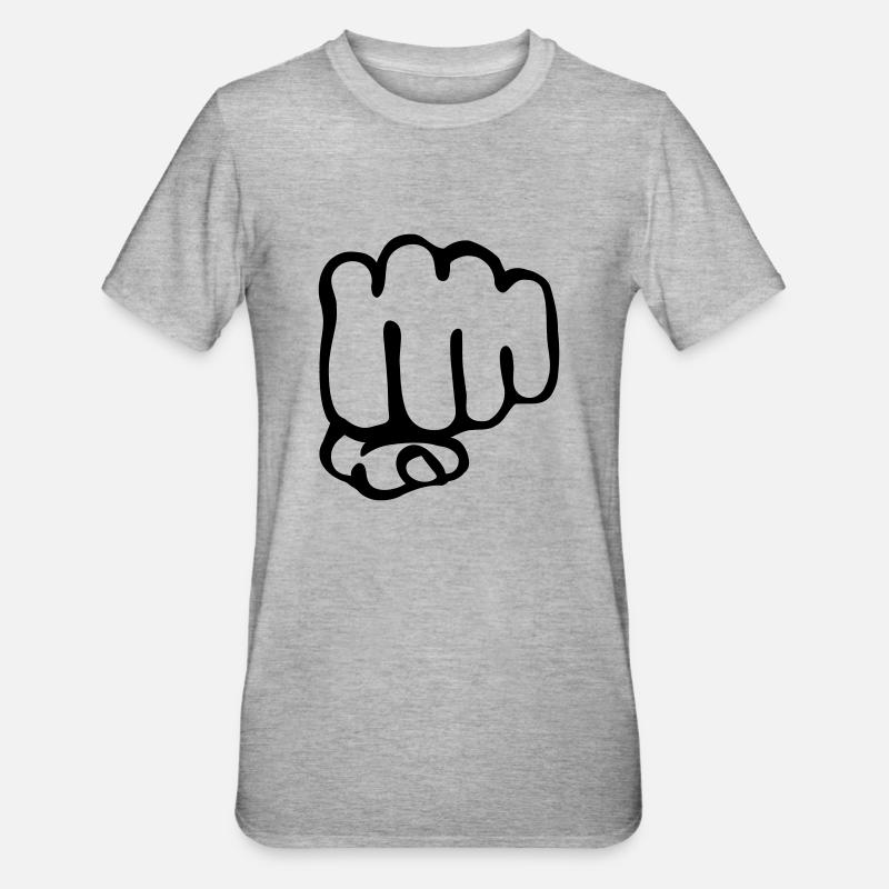 Faust - Unisex Polycotton T-Shirt - Grau meliert