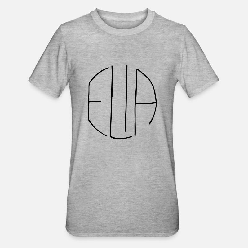 Elia Geschenk - Unisex Polycotton T-Shirt - Grau meliert