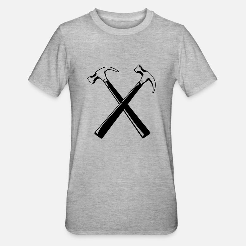 Marteau - T-shirt polycoton Unisexe - gris chiné