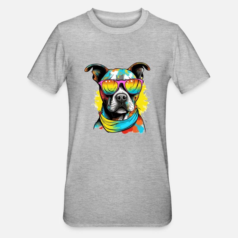 Jok der Stab - Unisex Polycotton T-Shirt - Grau meliert