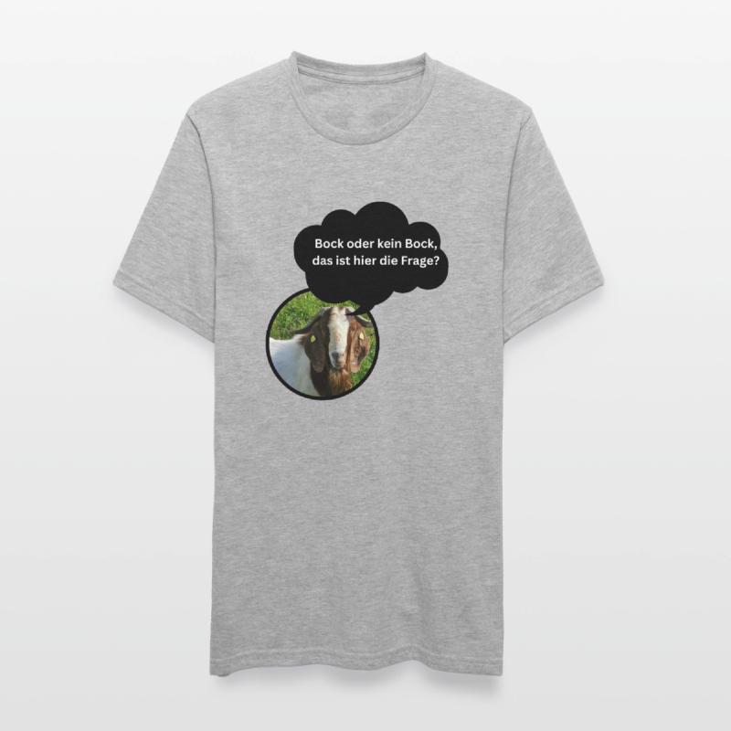 Fun Shirt "Bock oder kein Bock..." Unisex Polycotton T-Shirt