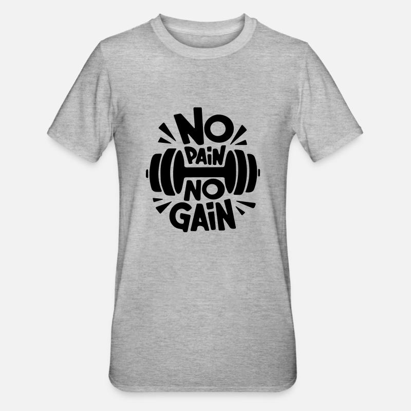 on a rien sans rien - T-shirt polycoton Unisexe - gris chiné