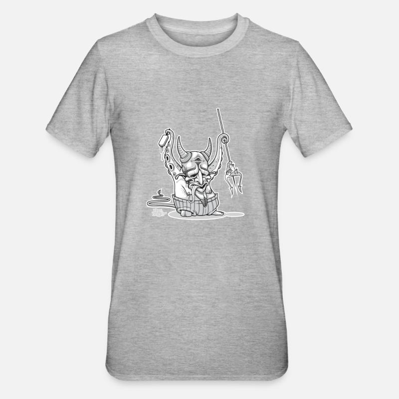 cool devil - T-shirt polycoton Unisexe - gris chiné