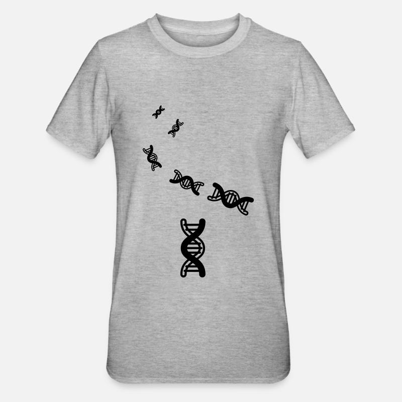 Symbole adn - T-shirt polycoton Unisexe - gris chiné