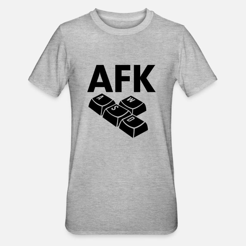 keyboard - T-shirt polycoton Unisexe - gris chiné