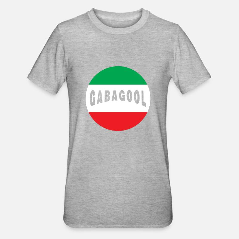 Gabagool - T-shirt polycoton Unisexe - gris chiné