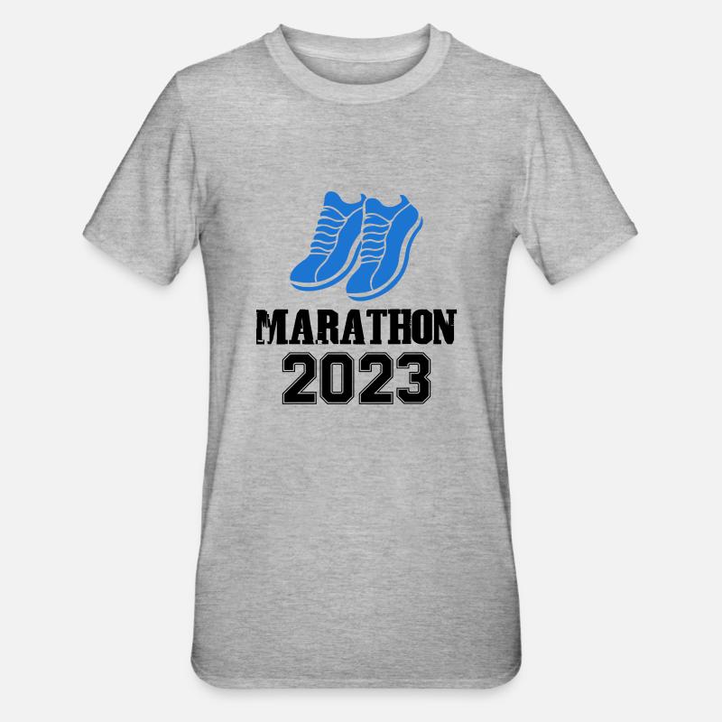 Marathon 2023 - Unisex Polycotton T-Shirt - heather grey