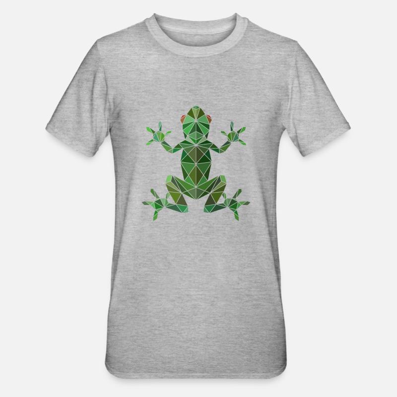 Grenouille - T-shirt polycoton Unisexe - gris chiné